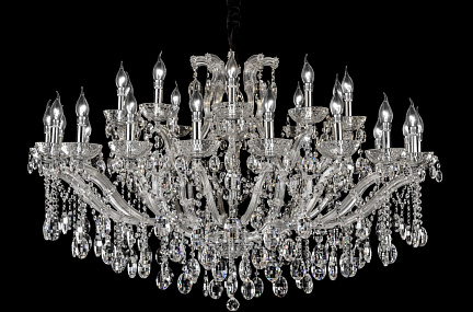 Большая хрустальная люстра Crystal Lux HOLLYWOOD SP20+10 CHROME